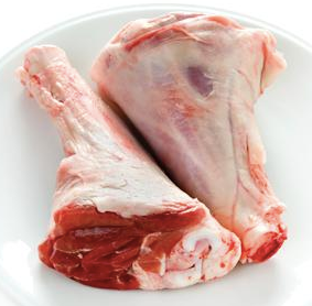 Grass Fed (Halal) Lamb Hind Shanks, 2/pack of approx 900g price/pack, frozen