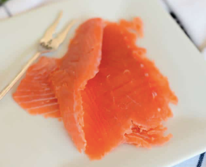Cold Smoked Salmon Slices, Whisky & Honey, 114g, price/pack, frozen