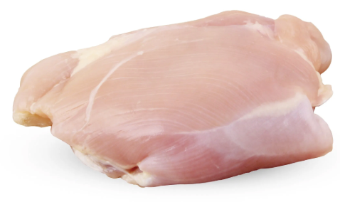 Fresh Organic (Halal) Chicken (Malaysia) Thigh (skinless/bone-in), 500g pack (3-4 pcs)