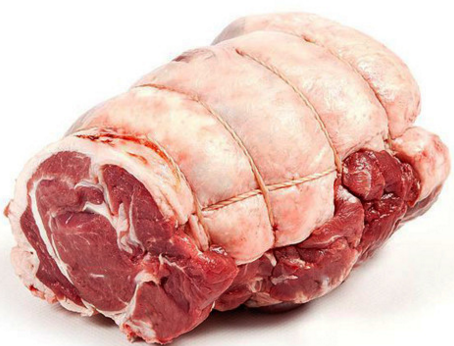 Chilled Grass Fed (Halal) Lamb Leg Roast, Boneless, Rolled, Netted, price/portion