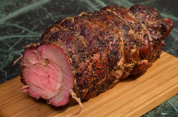 Chilled Grass Fed (Halal) Lamb Leg Roast, Boneless, Rolled, Netted, price/portion