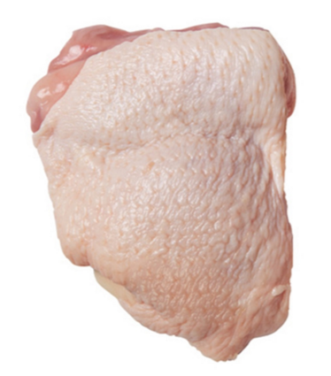 Organic (Halal) Chicken (Malaysia) Thighs (Bone in/Skin On), 500g pack (3-4 pcs), frozen