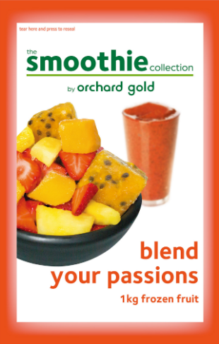 Smoothie Collection, Blend Your Passions, 1kg, price/pack, frozen