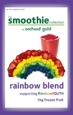 Smoothie Collection, Rainbow Blend, 1kg, price/pack, frozen