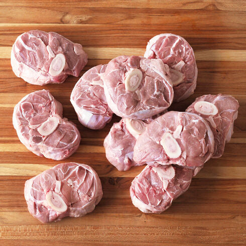 Milk Fed Veal Osso Bucca (Hind Shank), price/1440-1560g pack, frozen ($56/kg)