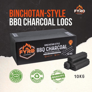 Binchotan-style Charcoal Logs, 10kg