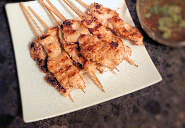 Grilled & Marinated Chicken Skewers (Gai Ping), 10 Sticks/500g, frozen