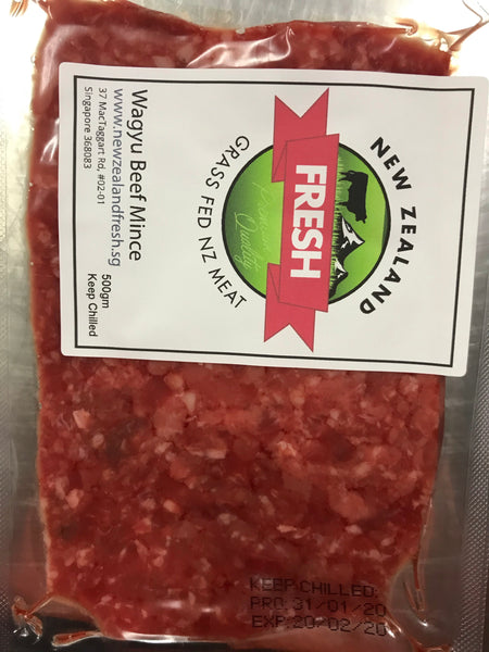 8 packs (value pack) Premium Lean Wagyu (MS4+) Beef Mince, 500g packs, price per 8 pack, (4kg), frozen