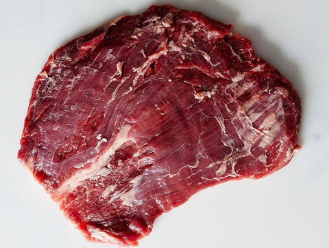 Grass Fed (Halal) Angus Beef Flank (Bavette) Steak, 500g, price/pack, frozen