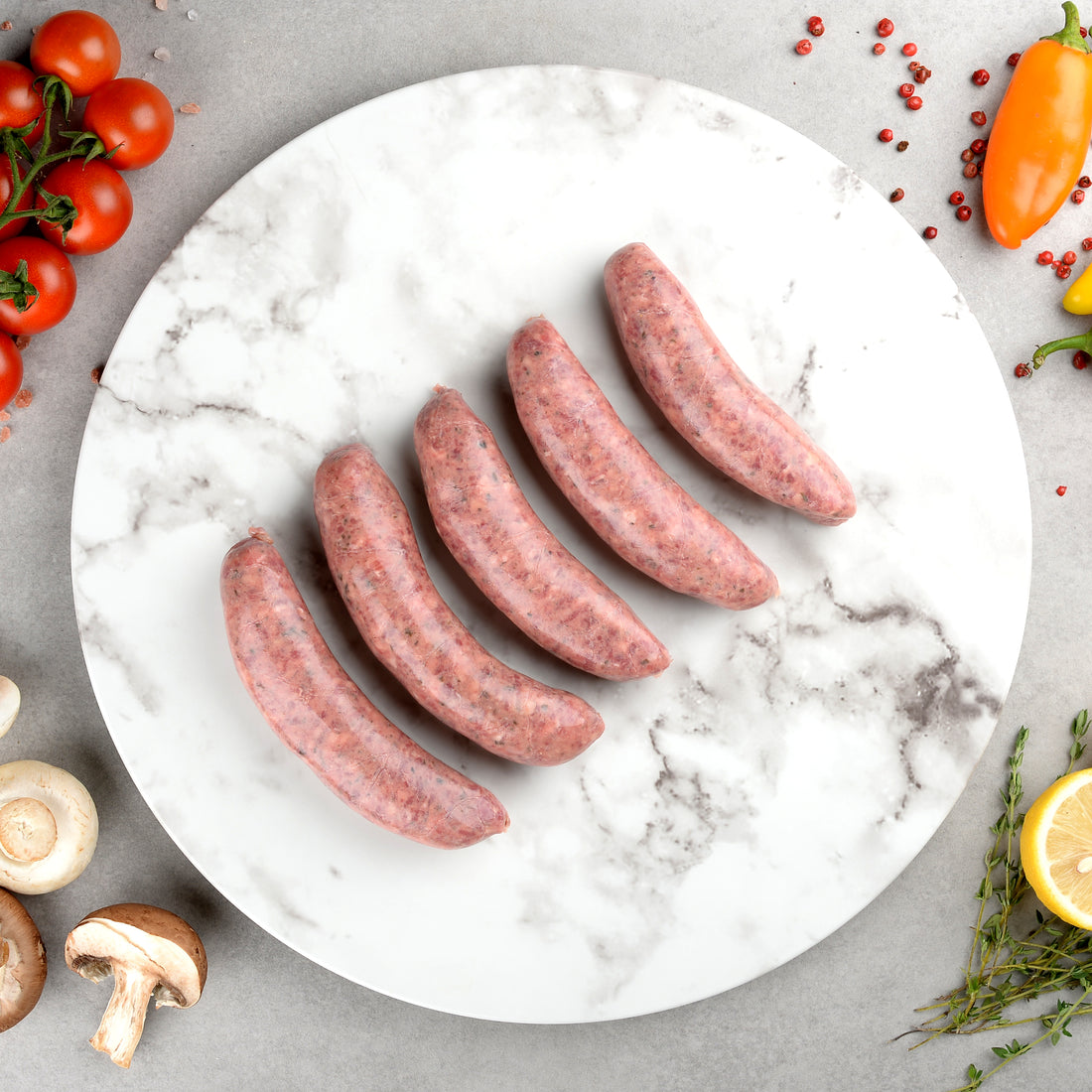 Organic Beef Italian Casalinga Sausage (Gluten Free), 500g, frozen