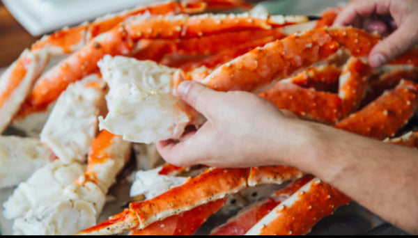 King Crab Legs (800-850g) with a bottle of Durvillea by Astrolabe (Marlborough) Chardonnay (or Sauvignon Blanc)