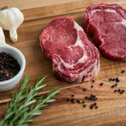 4 packs (value pack) Chilled Grass Fed (Halal) Angus Beef Ribeye Steaks (Scotch Fillet) Boneless, 500-550g pack (2 pces), price/4 pack (2-2.2kg)