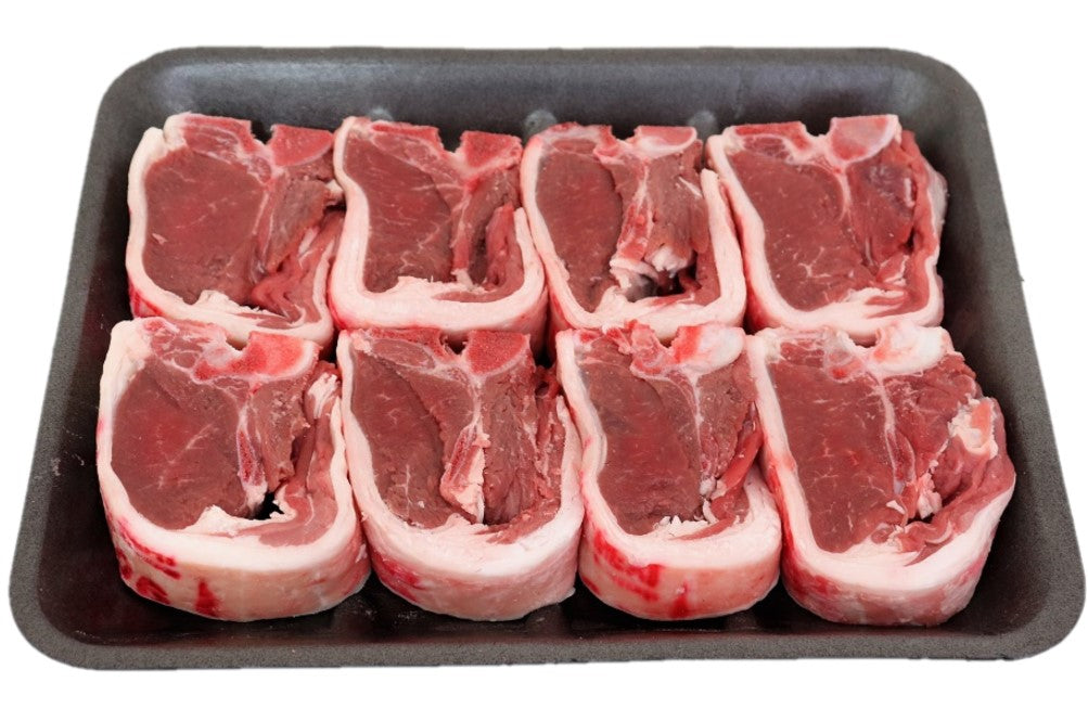 Grass Fed (Halal) Lamb Loin Chops, 6/pack of approx 650-700g, price/pack, frozen