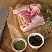 3 packs (value pack) Grass Fed (Halal) Lamb Hind Shanks, 2 pce/pack weighing approx 1200g, price/3 pack (approx 3.6kg), frozen ($34/kg)
