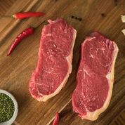 Grass Fed (Halal) Angus Beef Sirloin (Striploin) Steak, (1 pce pack/250-275g), price/pack, frozen