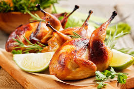 Quails, Bone In, (2 x 350-400g), frozen