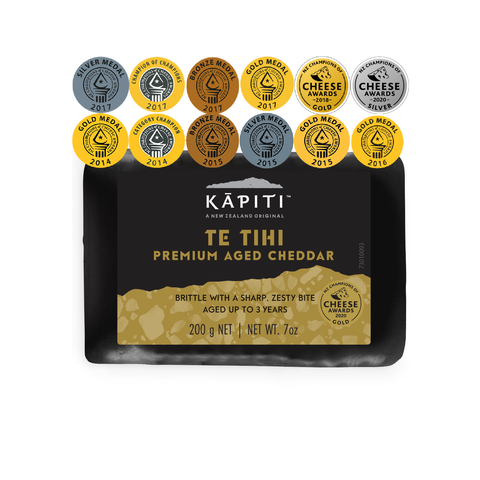 Kapiti Te Tihi Premium Aged Cheddar, 200g