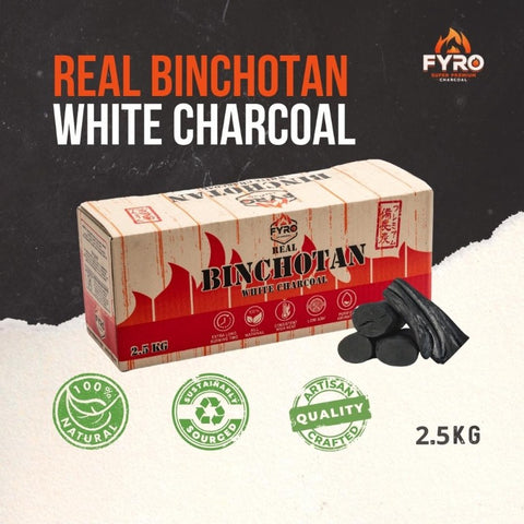 Binchotan White Charcoal, 2.5kg
