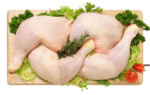 Fresh Organic (Halal) Chicken (Malaysia) Whole Legs (Maryland), 500g pack (2-3 pcs)